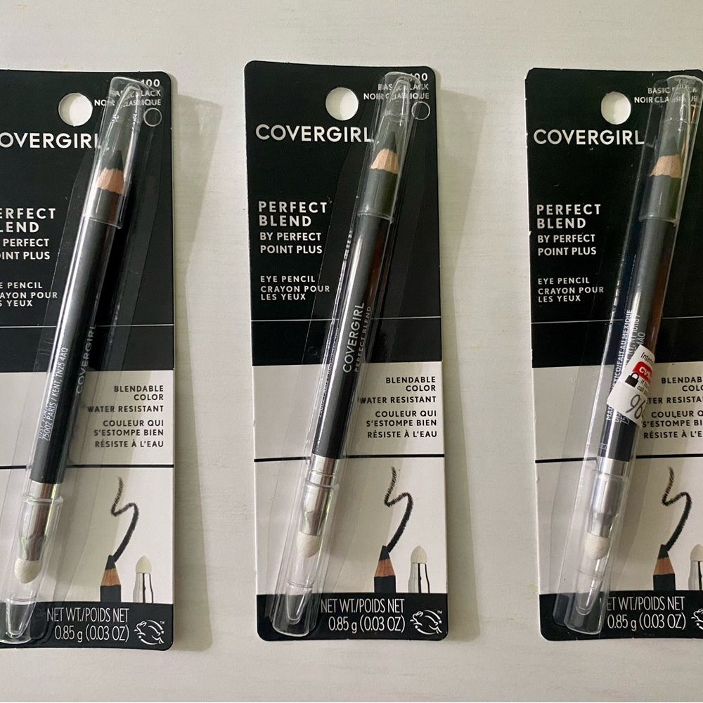 3 Covergirl Perfect Blend #100 Basic Black